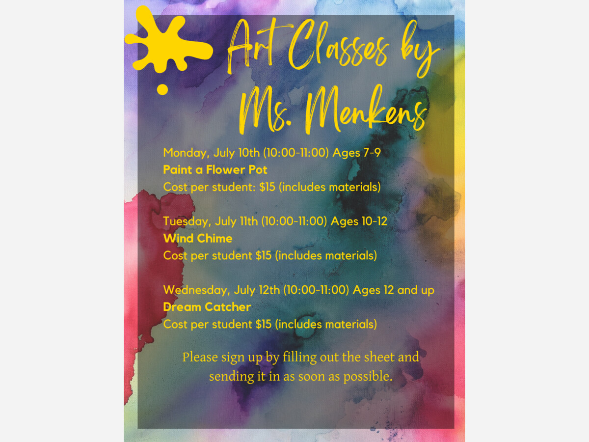 South Bound Brook Recreation Offers Art Classes for the Crafty and