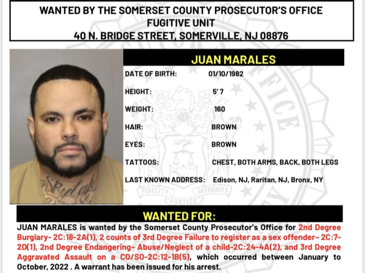 Fugitive Of The Month Wanted By The Somerset County Prosecutors Office Fugitive Unit Raritan 4481