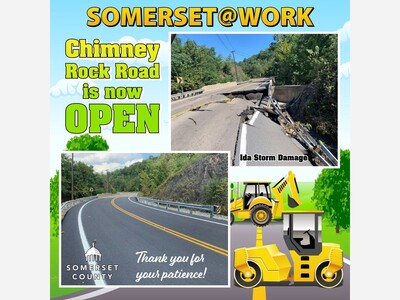 The recovery continues as Chimney Rock Road is officially repaired and open for traffic