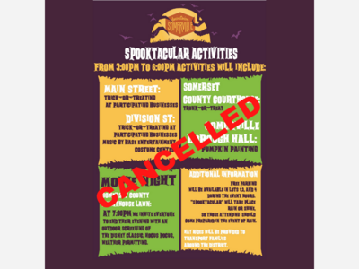 Somerville Halloween Canceled due to storms but businesses still giving out candy 