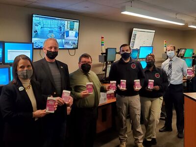 911 Communications Center Receives Covid Tests 