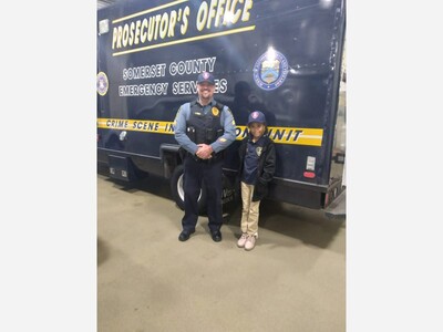 Tilery  -Former Raritan Borough Chief of Police for the Day Celebrates 10th Birthday - on Monday