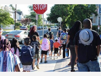 East End and West End Students Walk to School in Celebration of Safety and Community