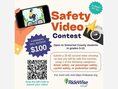 RideWise Launches the 2026 “100 Safest Days of Summer” Video Contest for Somerset County Students