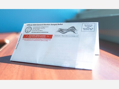 Sample Ballots for the November 3, 2026, General Election, to be Mailed to Eligible Registered Somerset County Voters on October 21, 2026