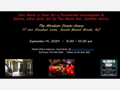 Séance and Paranormal Investigation at The Abraham Staats House