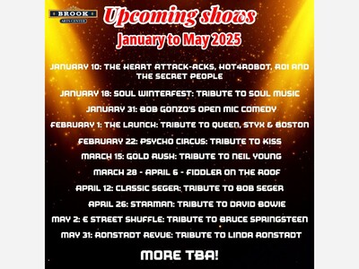 Special Offer starts TODAY to JAN 1: Get an Additional 25% off at Brook Arts Center for Entertainment