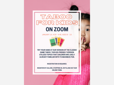 Taboo for Kids on Zoom
