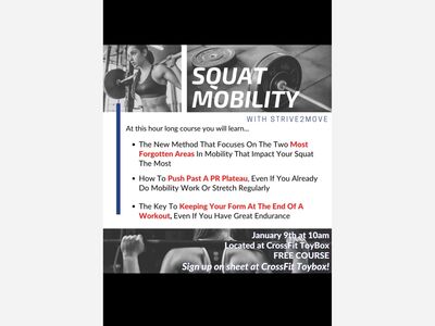 Strive2Move Squat Mobility Clinic