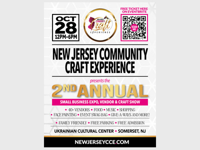 2nd Annual New Jersey Community Craft Experience - Small Business Expo, Vendor & Craft Show