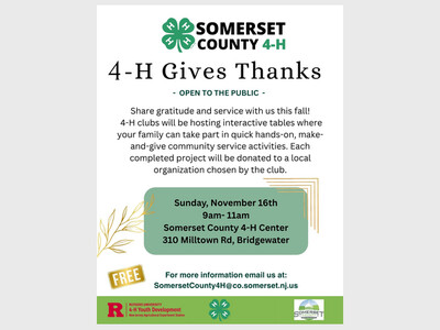 4-H Gives Thanks