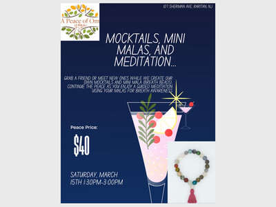 Mocktails, Mini Malas, and Meditation at A Peace of Om Yoga