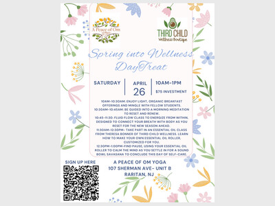 Spring into Wellness DayTreat at A Peace of Om Yoga