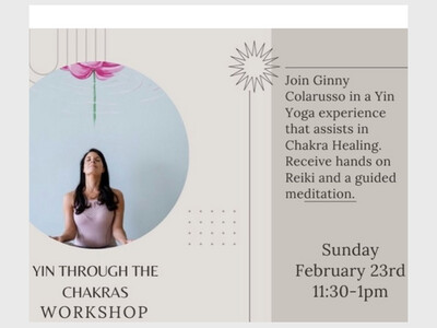 A Peace of Om Yoga Yin Through The Chakras Workshop