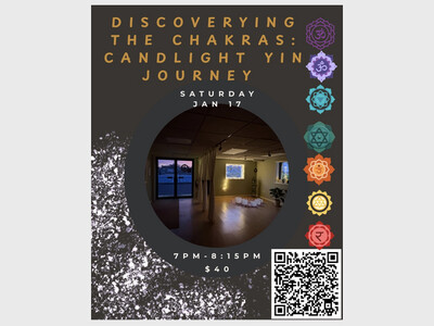 Candlelight Yin Journey - Discovering the Ying Chakras by A Peace of Om Yoga in Raritan