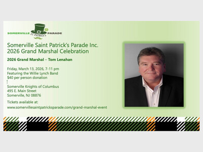 Somerville St. Patty's Day Grand Marshall celebration 