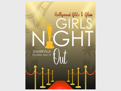 Downtown Somerville- Hollywood Glitz and Glam - Girls Night Out