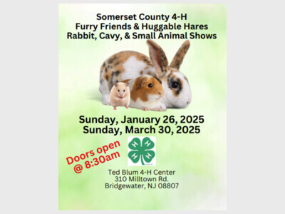 Somerset County 4-H Furry Friends & Huggable Hares Rabbit, Cavy, and Small Animal Show