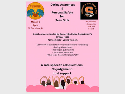 Dosti & Chai in Somerville- Dating Awareness for Teen Girls and Young Women with Somerville Police Officer Nikki