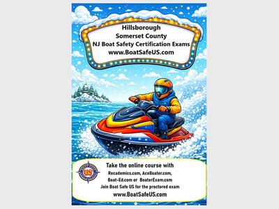 NJ Boat Safety Exam for the Online Course  - Hillsborough
