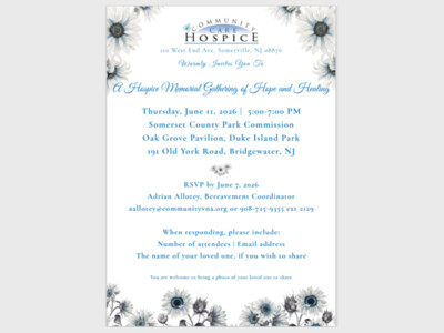 A Memorial Gathering of Hope and Healing