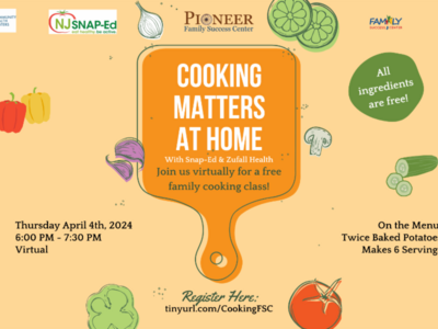 Pioneer Family Success Center: Cooking Matters At Home Webinar