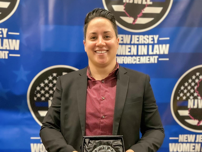 Officer Tiana Ramos, Heroism Award at the 2024 New Jersey Women in Law Enforcement Conference