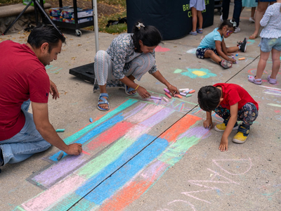 ICYMI -200 Young Artists  Showed Their Creativity at Bridgewater Commons for the Chalk-a-Con 