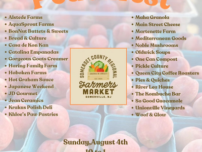 Somerset County Regional Farmers Market - PeachFest