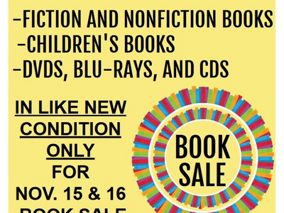 Raritan Public Library - Accepting Book Sale Donations