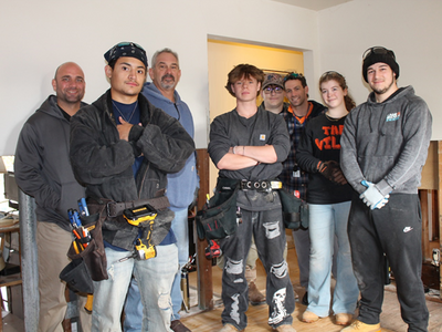 Habitat for Humanity and SCVTHS Carpentry Students Partner on Local Project