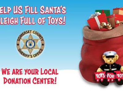 Somerset County Sheriff’s Office to Collect Toys for Tots  Donate a Toy by Dec. 7