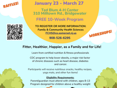 Somerset County FCHS Offers Free 10 Week Healthy Life Style Program for Families