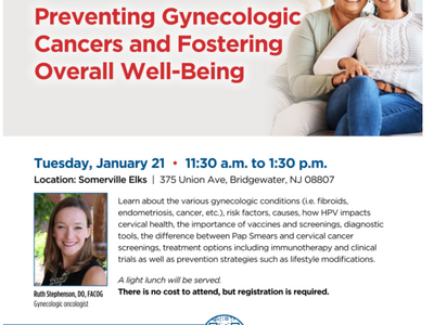 Robert Wood Johnson University Hospital Somerset Offers January Classes for All Ages