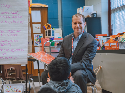 ICYMI - Commissioner Sightings - Somerset County Commissioner Douglas Singleterry at Woodland School