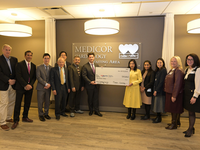 Medicor Cardiology, a partner practice of RWJBarnabas Health, has made a $1 million donation