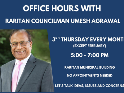 Office Hours with Councilman Umesh Agrawal
