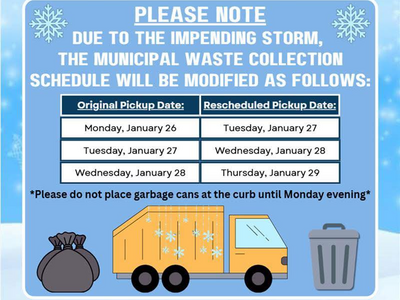 Raritan Borough - Municipal Waste Collection Notice