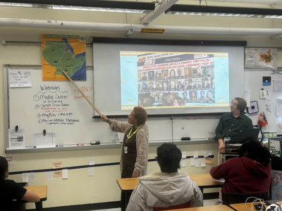 Guest Speaker Presents on Uganda to ESL Students at Bridgewater-Raritan High School