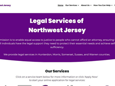  Legal Services of Northwest Jersey Seeking Two Full-Time Staff Attorneys