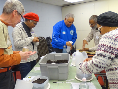 Rutgers Master Gardeners Host Winter Sowing Workshop