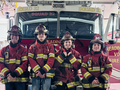  Readington Volunteer Fire Company Celebrates Four New Firefighter 1 Graduates