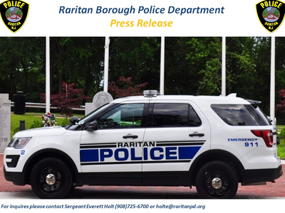 Raritan Borough Police Department - Lists Recent Arrests