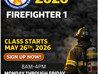 Somerset County Summer 2026 - Firefighter 1 Classes Start May 26th