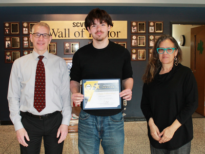 Shane Shanahan of Somerville, a Senior enrolled in the Welding program, has been selected as a Somerset County “Unsung Hero” by the New Jersey School Boards Association (NJSBA).
