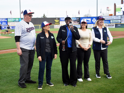Somerset County Commissioners Celebrate Patriots Opening Day in Special 250th Anniversary Gear