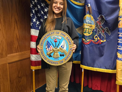 Franklin Township Celebrates Resident and FHS Graduate Joining the National Guard