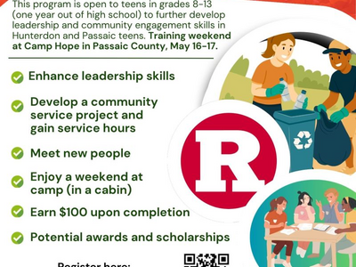 Teens as Teachers: Leadership Training Opportunity for Hunterdon County Youth
