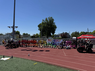 Bound Brook Police Join Students for Friendship Day and “Race a Cop” Fun at BBHS