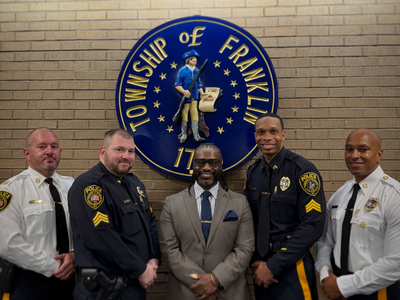 Franklin Township Police Celebrate Two Promotions: A Milestone Moment in Somerset County